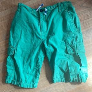 Mini Boden 13Y Kelly green shorts